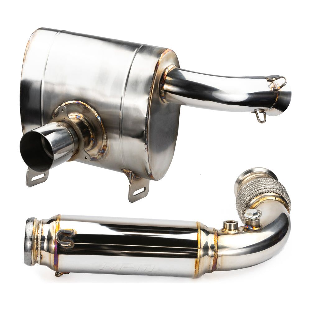Can Am X3 Full 3" Chambered Q-Series Turbo Back Exhaust System | RPM Powersports