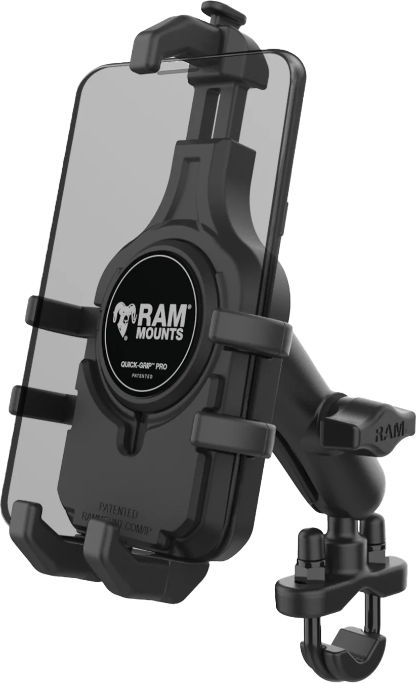 RAM Quick Grip Pro Handlebar Phone Mount for Motorcycles and Bikes - Model RAM-B-149Z-PD5U