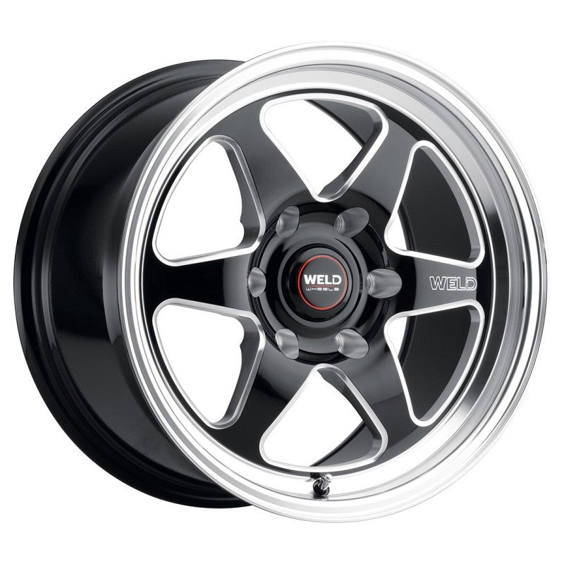 Weld S156 17x10 Ventura 6 Drag Wheel - 6x135 Bolt Pattern, Gloss Black Mil Finish