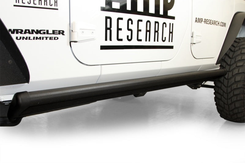 AMP Research PowerStep Automatic Running Board for Jeep Wrangler JK 4-Door (2007-2018) - Black