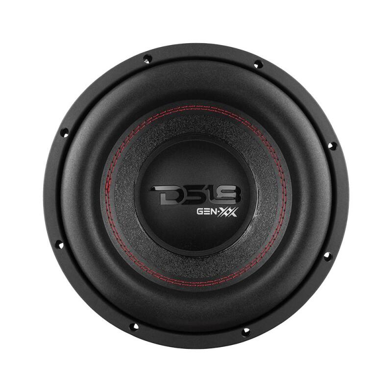 DS18 GEN-XX10.4DHE 10-Inch 500W RMS Dual 4-Ohm DVC High Excursion Subwoofer for Car Audio