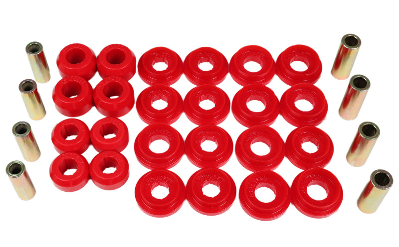 Energy Suspension 8.3133R Front & Rear Red Control Arm Bushing Set for 2000-2002 Toyota 4Runner
