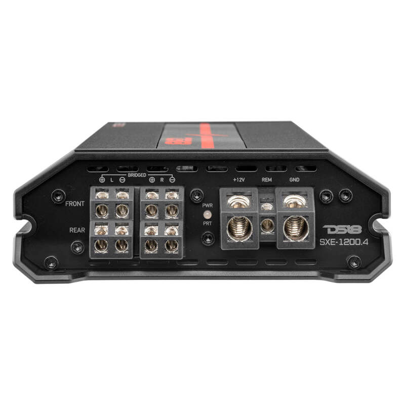 DS18 SXE-1200.4/BK 4-Channel Class A/B Amplifier for Car Audio, Fits Most Vehicles