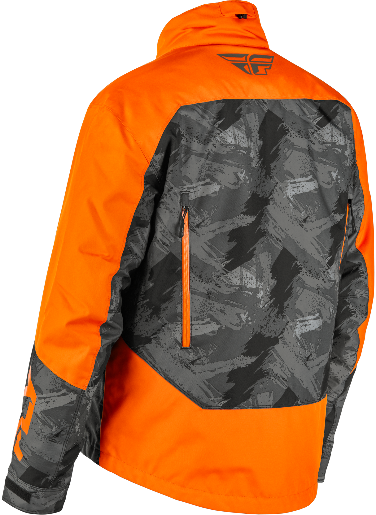 Fly Racing Snx Pro Jacket Orange/Black 3X - Adult Snowmobile Jacket with Weatherproof Technology for Arctic and Mountain Vehicles