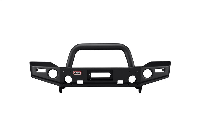 ARB Combar OE Fog with Crush Cans for Jeep Wrangler 2011-2013 - Textured Black Deluxe Front Bumper