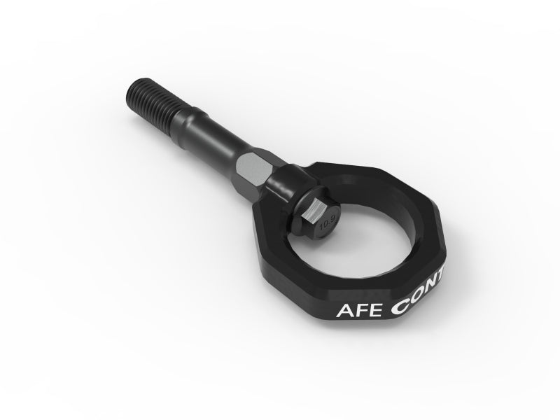 aFe Control Rear Tow Hook for Chevrolet Corvette C8 (2020-2024) - Black