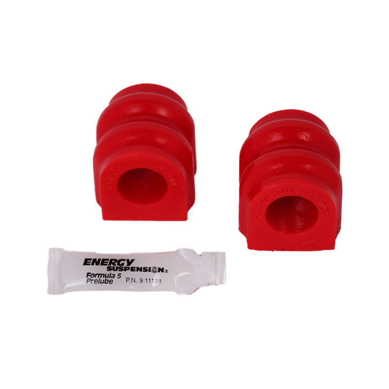 Energy Suspension 3.5215R Rear Sway Bar Bushing Set for 2000-2006 Cadillac Escalade, 2002-2005 Chevrolet Tahoe & Yukon, 2003-2006 Cadillac Escalade EXT - Red, 28mm Diameter