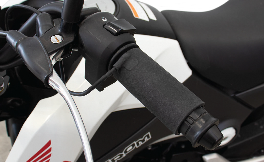 KOSO X Claws Heated Grips Clip-On Sleeve for Motorcycles with Handlebar Fitment
