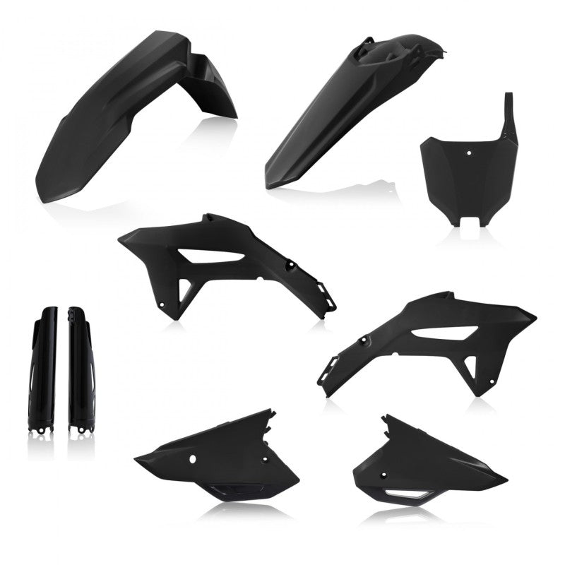 Acerbis Full Plastic Kit for Honda CRF250R (2022+) and CRF450R (2021-2024) - Black