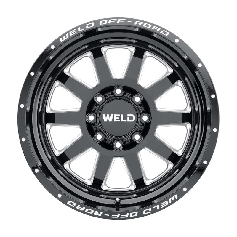 Weld Off-Road W102 20x9 Stealth Matte Black Alloy Wheel with 6X135 and 6X139.7 Bolt Pattern