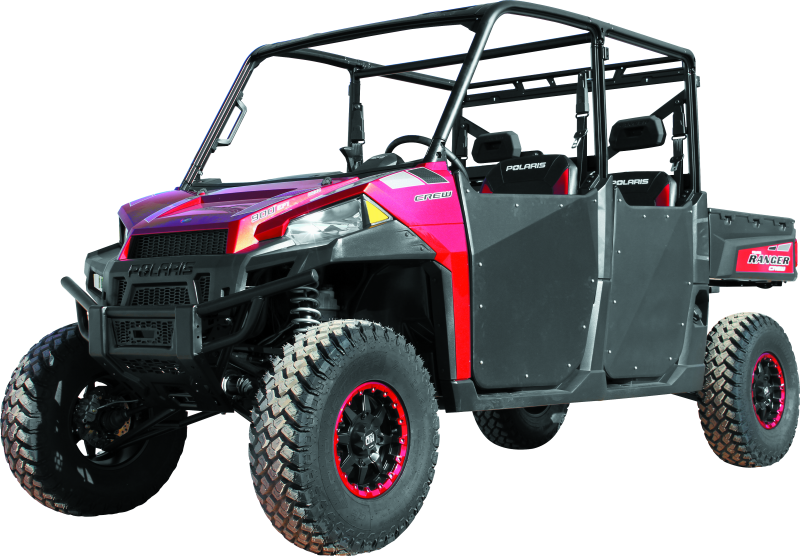DragonFire Racing Polaris Ranger Crew 570/900/1000 UTV Doors (2014-2015) – Complete Front and Rear Door Kit