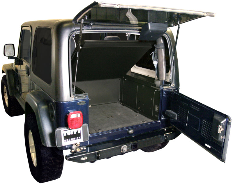 Tuffy Products Security Deck Enclosure for Jeep Wrangler YJ & TJ – 1987-2006, Black Part #240-01