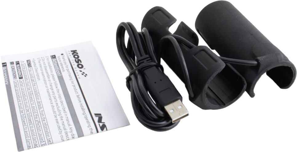 KOSO X Claws Heated Grips Clip-On Sleeve for Motorcycles with Handlebar Fitment