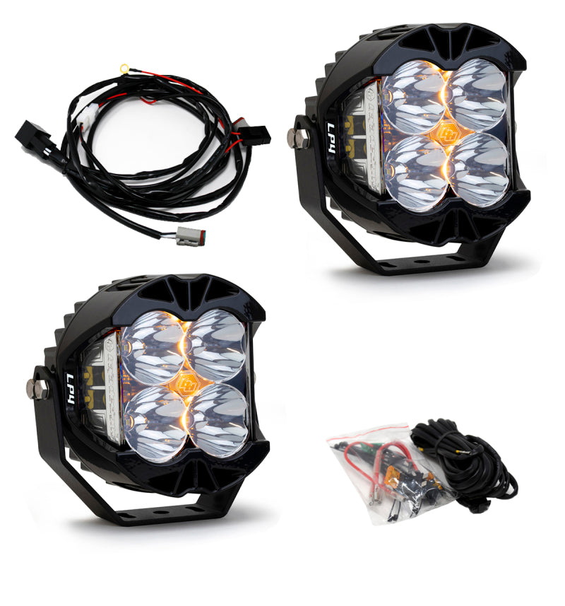 Baja Designs LP4 Pro Spot LED Pair - Clear, High-Performance Automotive Lighting