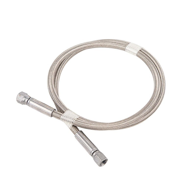 ARB Reinforced Stainless Steel Braided PTFE Hose with Female JIC-04 Fittings, 1 Meter