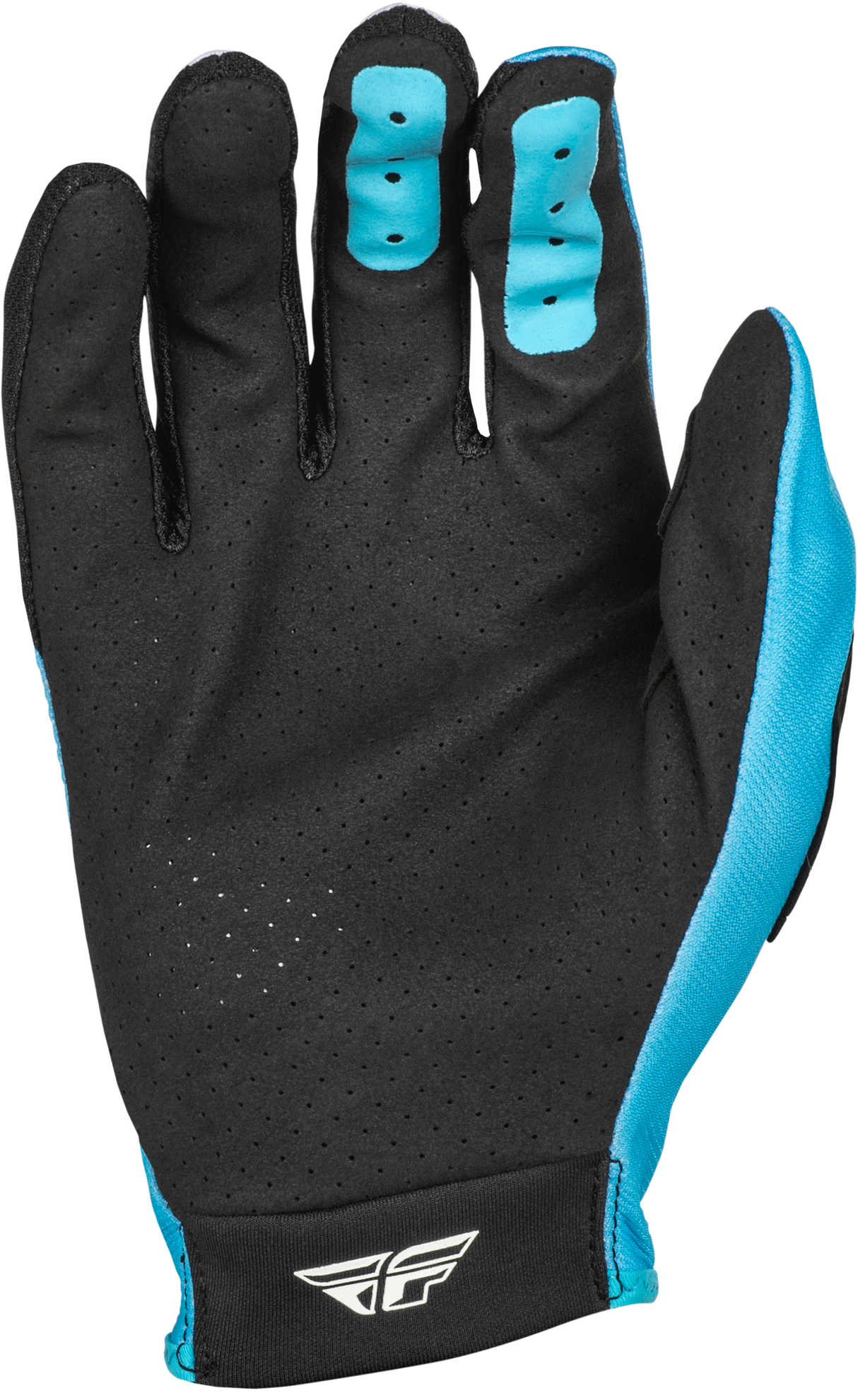 Fly Racing Lite Gloves for Offroad Motorcycles - Size Small, Blue/White/Black