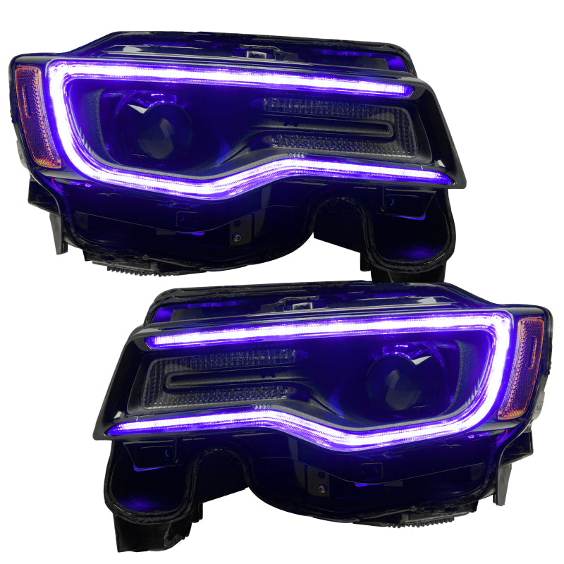 Oracle 1421 Jeep Grand Cherokee Dynamic Headlight DRL Upgrade Kit ColorSHIFT Dynamic
