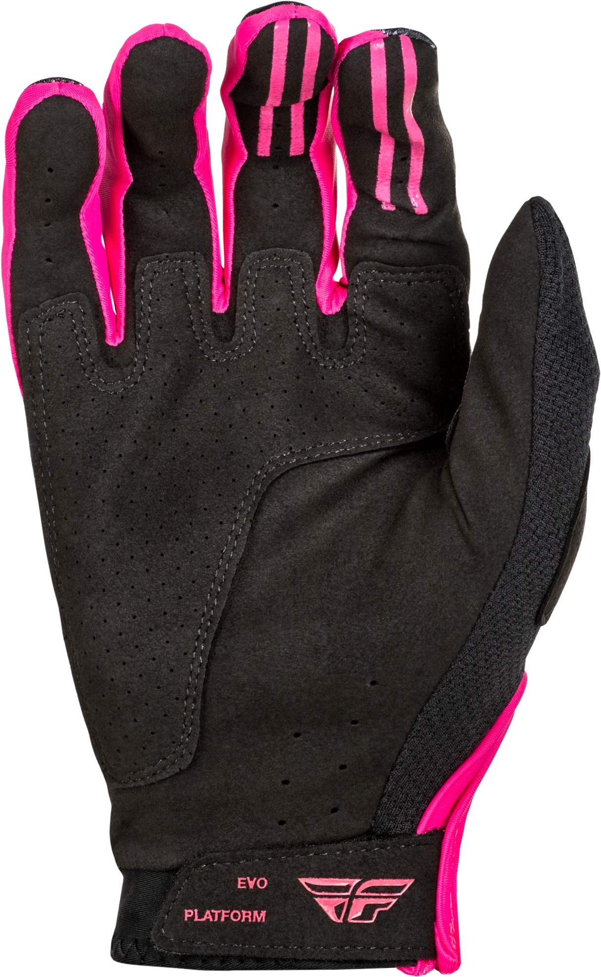 Fly Racing Evolution DST Gloves Black/Pink for Motocross and Off-Road Vehicles