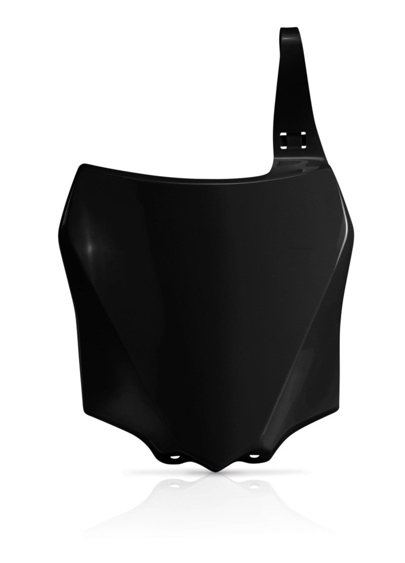Acerbis Kawasaki KX85/ KX100/ KX112 Front Number Plate - Black (Part #2374050001)