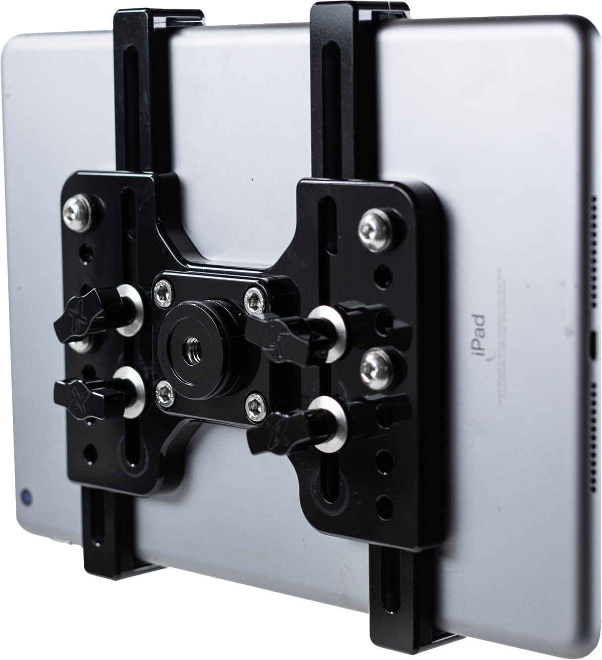 AXIA MODTAB-BK Ipad/Tablet Cradle End Adapter for Device Mounting Arm — Universal Fit for UTV, ATV, and Vehicle Cages