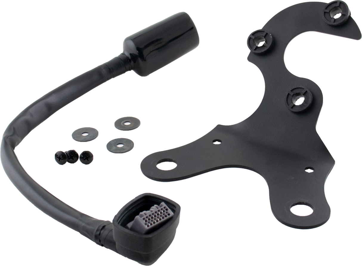 KOSO DL 04B Speedometer and Gauge Kit with Bracket for Yamaha Motorcycles - Part No. BE077000