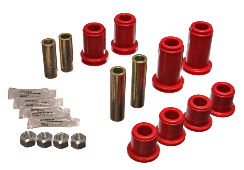 Energy Suspension 3.3185R Control Arm Bushing Set for 2010 GMC Sierra 2500 HD & 3500 HD, Chevrolet Silverado 2500 HD & 3500 HD - Front & Rear Fitment