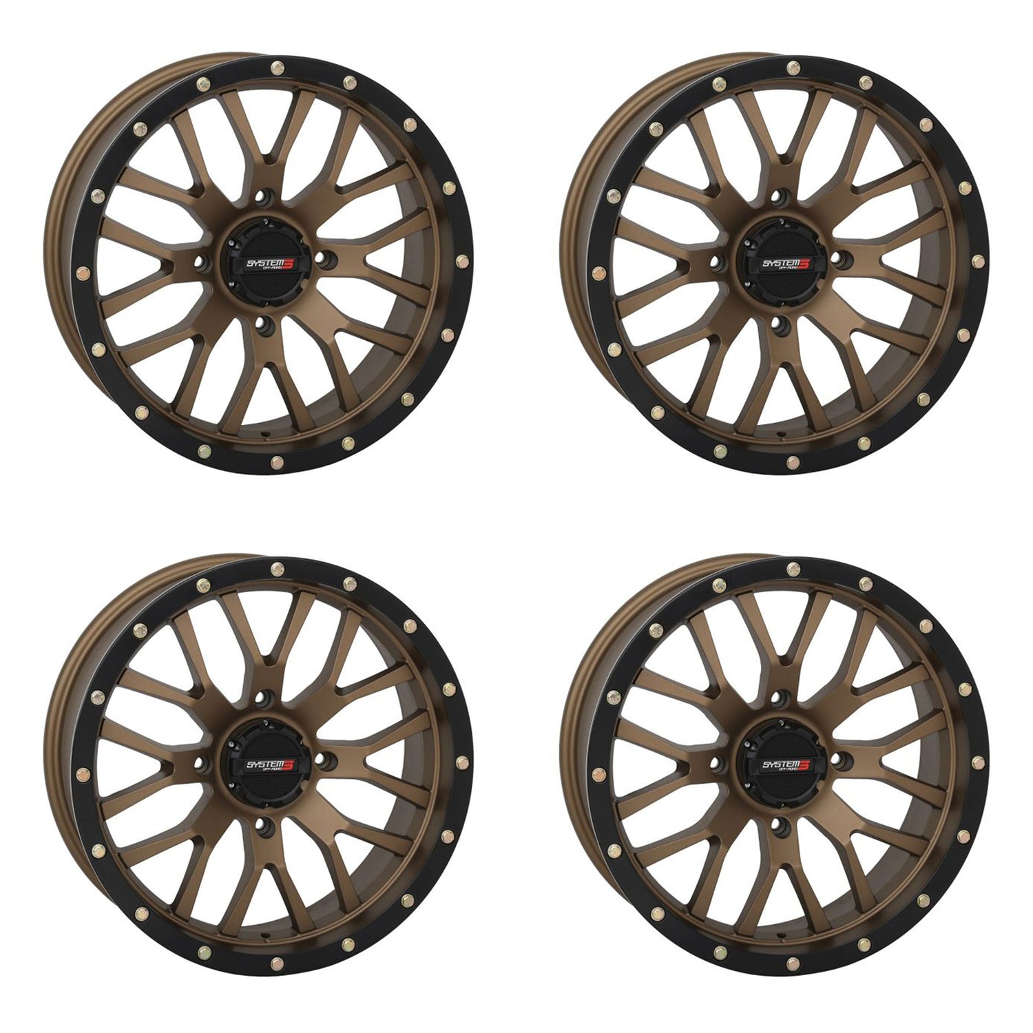 System 3 ST-3 18x7 - Bronze (4/156) 4+3 SET OF 4 (GARAGE SALE)