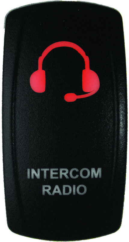 DragonFire Racing Lighted Switch with Red LED - Part 522627