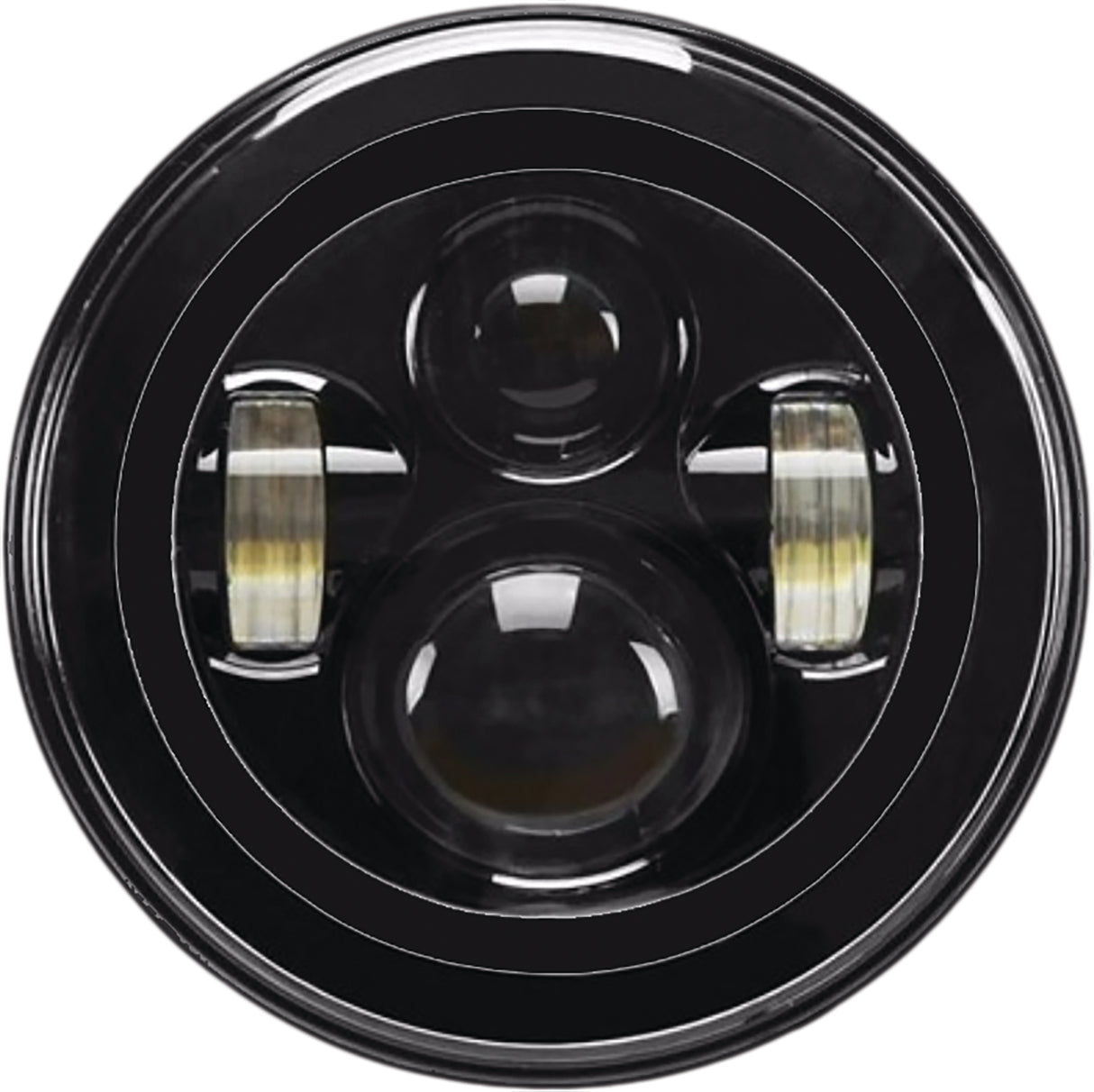 Pathfinder HD7MB 7-Inch LED Headlight for Harley-Davidson Touring and Electra Glide Models, Black