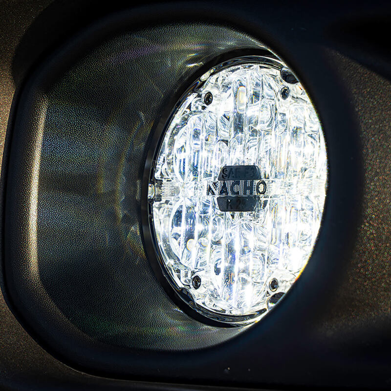 Nacho Offroad Technology Jeep JL/JT Nacho SAE White Plug & Play Fog Light Kit (Bumper Kit)