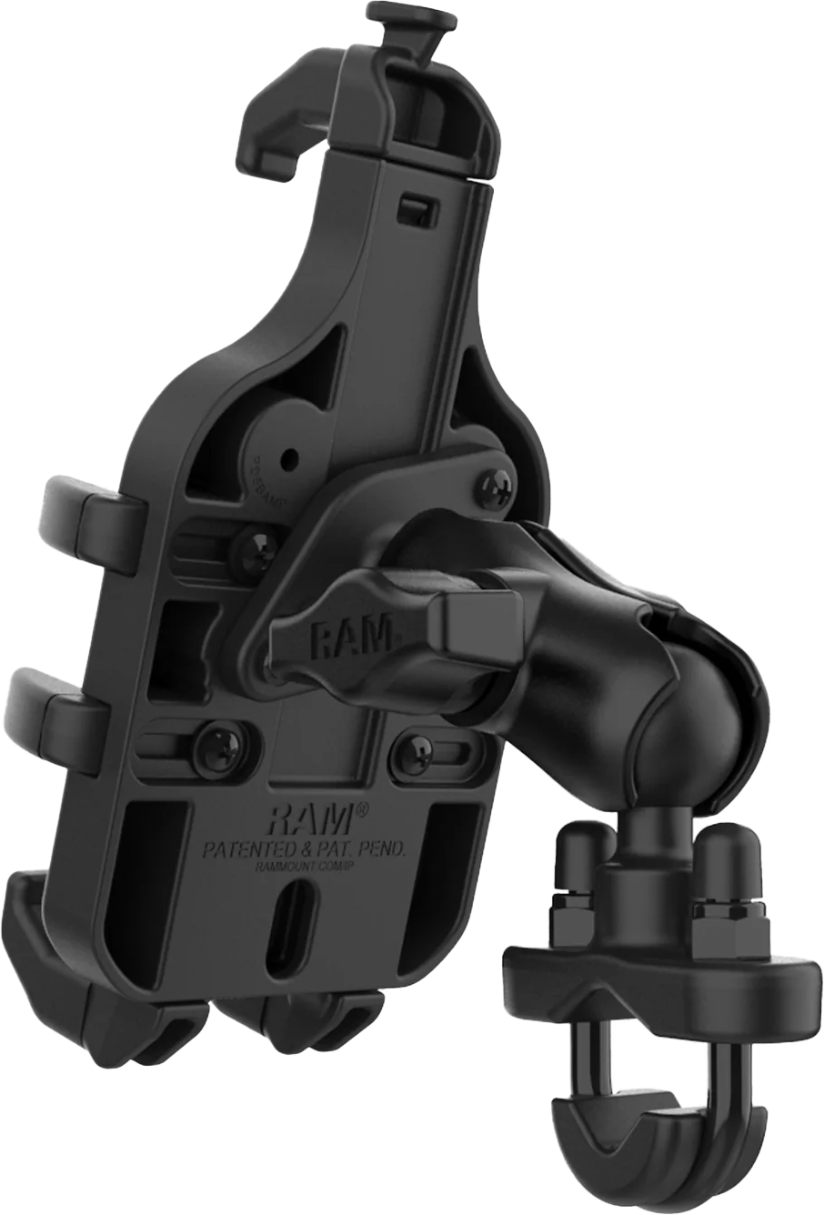 RAM Quick Grip Pro Handlebar Phone Mount for Motorcycles and Bikes - Model RAM-B-149Z-A-PD5U