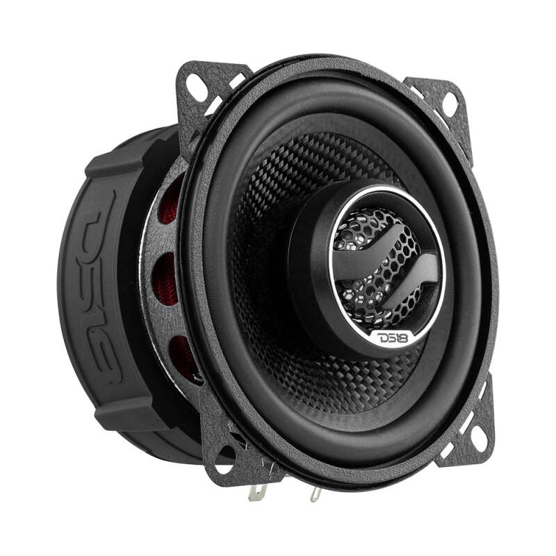 DS18 ZXI-44 4-Inch 50W RMS 2-Way Coaxial Car Speakers with Kevlar Cones for Automotive Applications