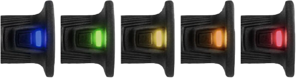 KOSO Artemis Heated Grips 1" to 1 1/8" (130mm) Pair - Universal Fit for Motorcycles