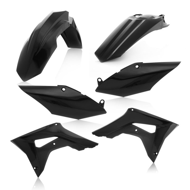 Acerbis Plastic Kit for Honda CRF250R/CRF450R/CRF450R-S 2017-2022 - Black