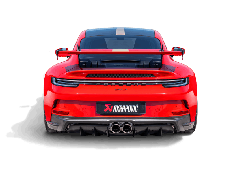 Akrapovic Rear Carbon Fiber Diffuser for 2021-2022 Porsche 911 GT3 (992) – Matte Finish