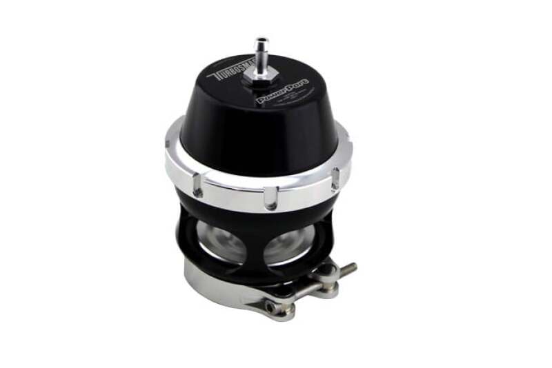 Turbosmart PowerPort BOV Black - High-Flow Blow-Off Valve with Dual-Chamber Design