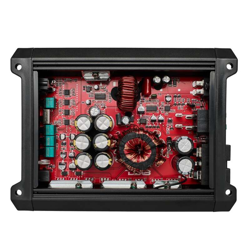 DS18 SXE-1500.1D/BK 1-Channel Class D Car Amplifier – 500W RMS at 1 Ohm, 350W RMS at 2 Ohms, 200W RMS at 4 Ohms – Compatible with Subaru WRX, Honda Civic, Ford Mustang, Toyota Camry, Chevrolet Silverado