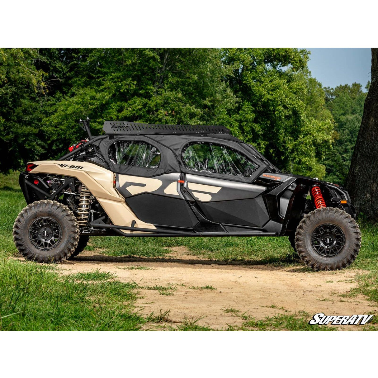 Can Am X3 MAX Primal Soft Cab Enclosure Upper Doors | SuperATV