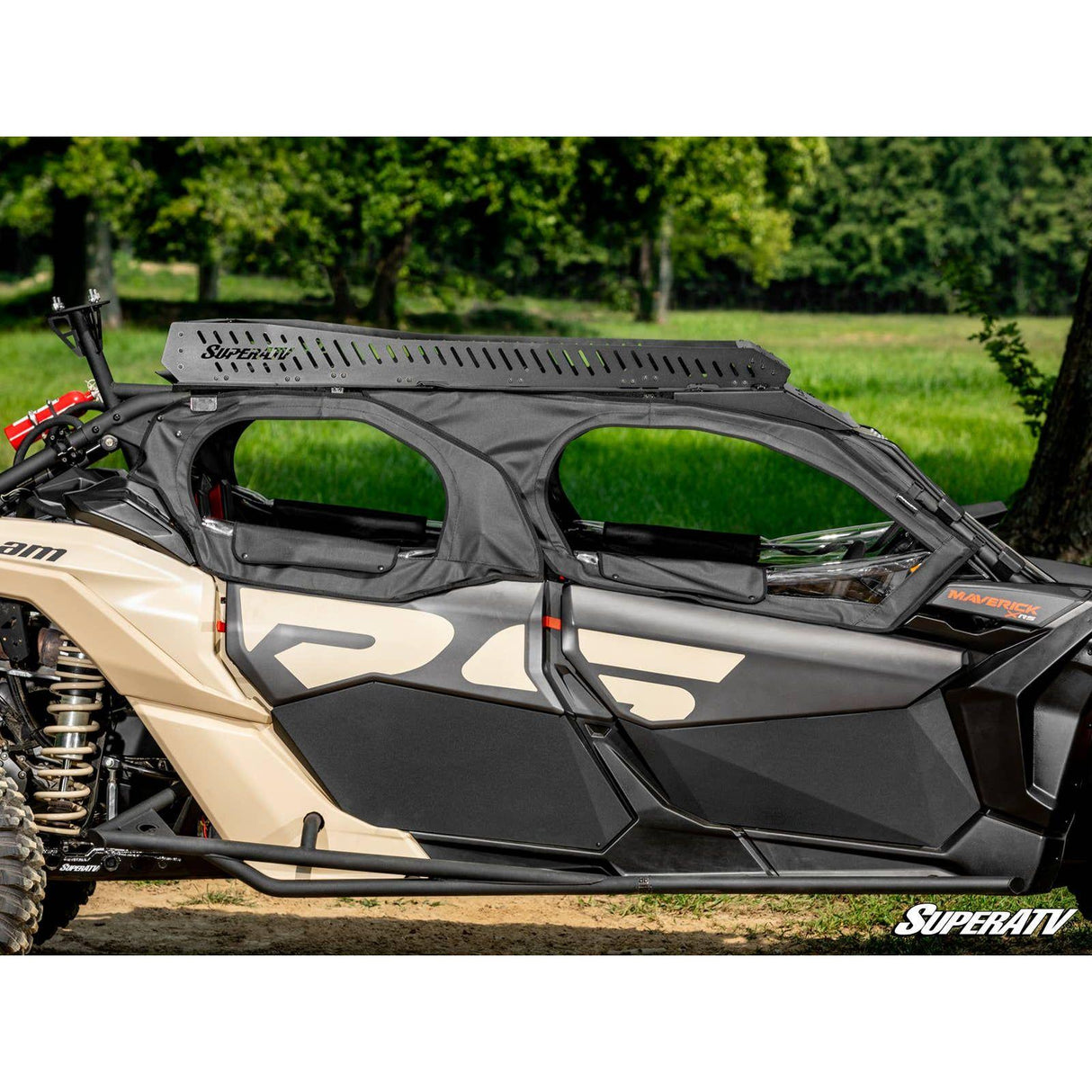 Can Am X3 MAX Primal Soft Cab Enclosure Upper Doors | SuperATV