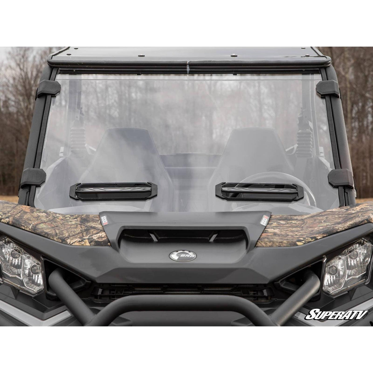 Can Am Maverick Sport Scratch Resistant Vented Full Windshield | SuperATV