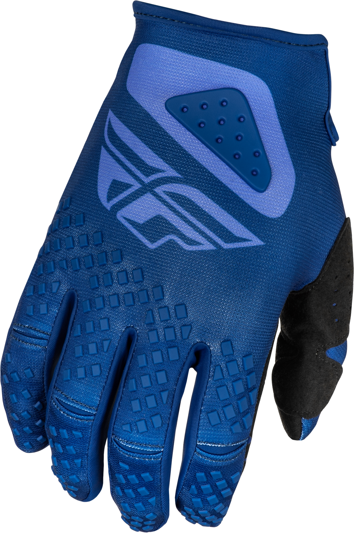 Fly Racing Kinetic Sym Gloves for Motorcycle and ATV - Ultramarine/Dark Blue, Medium