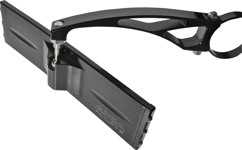 AXIA MOD9PRVMEC-BK 9-Inch Wide Panoramic Rearview Mirror with 6-Inch Arm for Trucks and SUVs