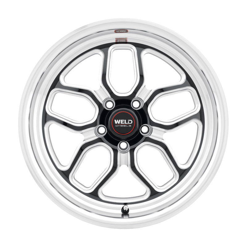 Weld Racing Laguna Drag 17x10 Wheel with 5x112 Bolt Pattern, ET40 Offset, Gloss Black Finish, Part S15270045P40