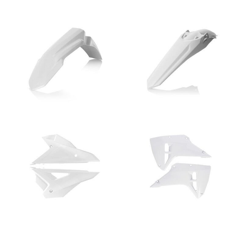 Acerbis 2025 Honda CRF250R/CRF450R Plastic Kit - White for Off-Road Motorcycles