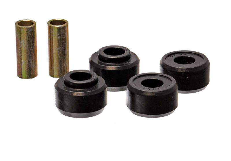Energy Suspension Front & Rear Strut Rod Bushing Set for Lincoln Continental 1961-1969 - Hyper-Flex Polyurethane, Black
