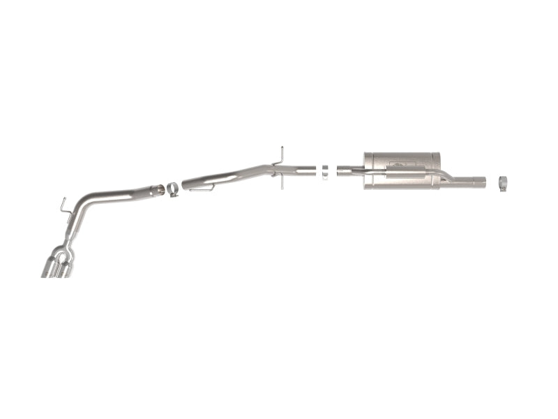 aFe Vulcan Series 2.5-3 Inch Cat-Back Exhaust System with Polished Tips for Ford Ranger 2024-2025 2.3L Turbo I4