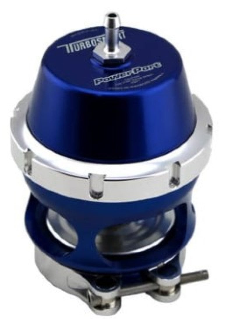 Turbosmart PowerPort BOV Blue - High-Flow Blow-Off Valve with Dual-Chamber Design