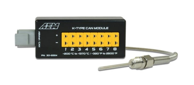 AEM 8 Channel K-Type Thermocouple EGT CAN Module