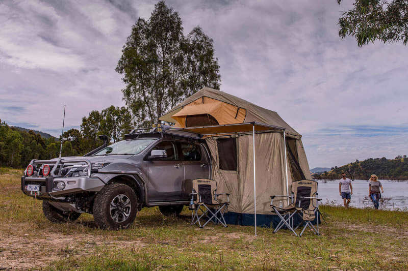 ARB Simpson III Rooftop Tent and Annex Combo Kit – Durable Off-Road Camping Solution