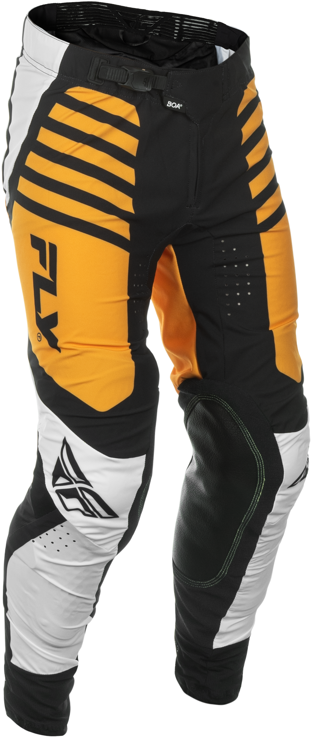 Fly Racing Lite Pants White/Black/Mustard Size 30 – Motocross Riding Gear for Youth and Adults